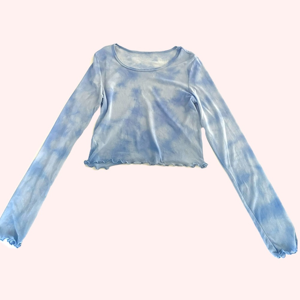 Aerie Magic Mesh Crop Top Small